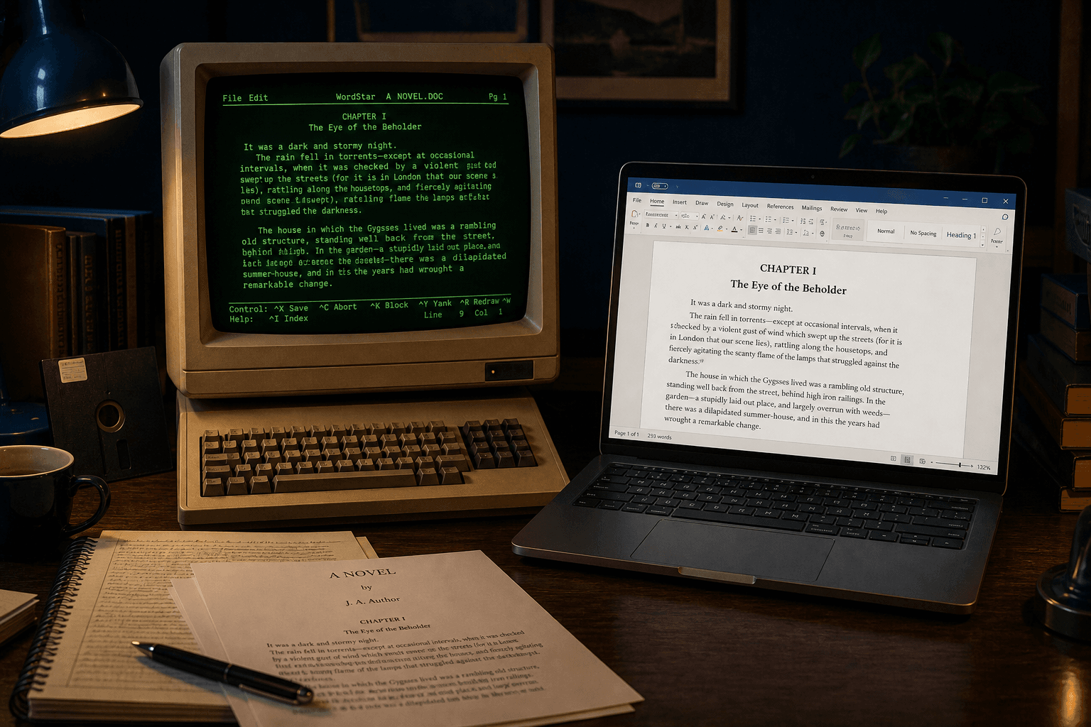 CP/M-era WordStar media migrating to a modern Windows conversion workflow