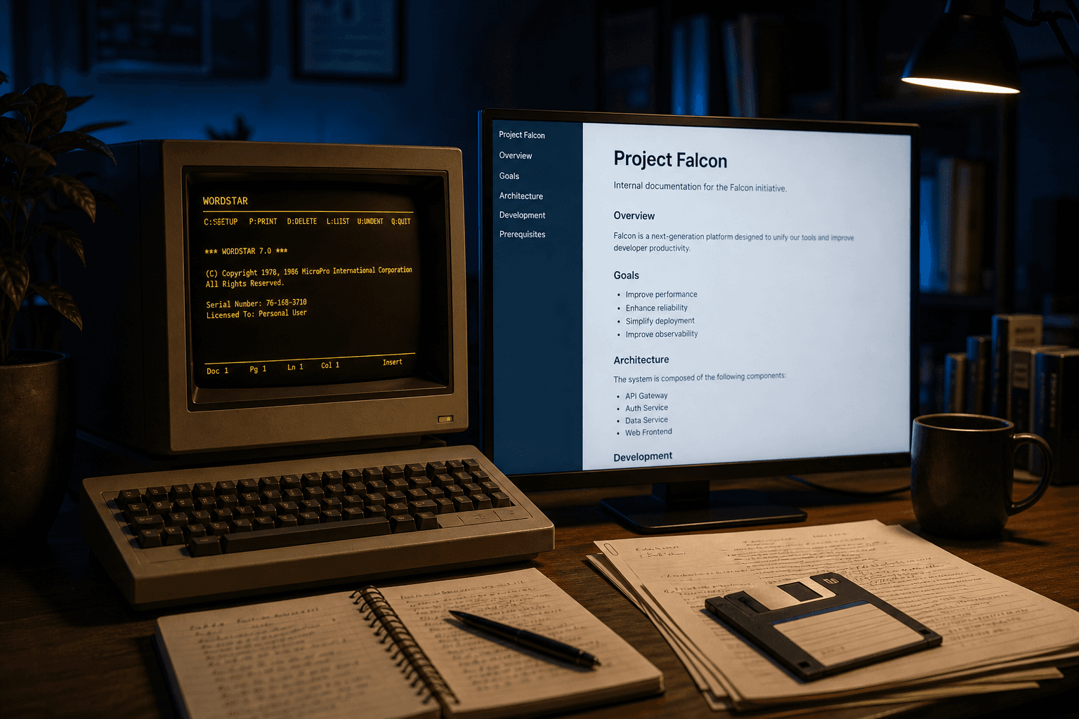 WordStar document converting to HTML for an intranet