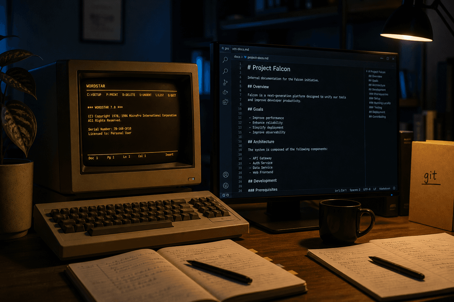 Convert WordStar to Markdown for Docs-as-Code
